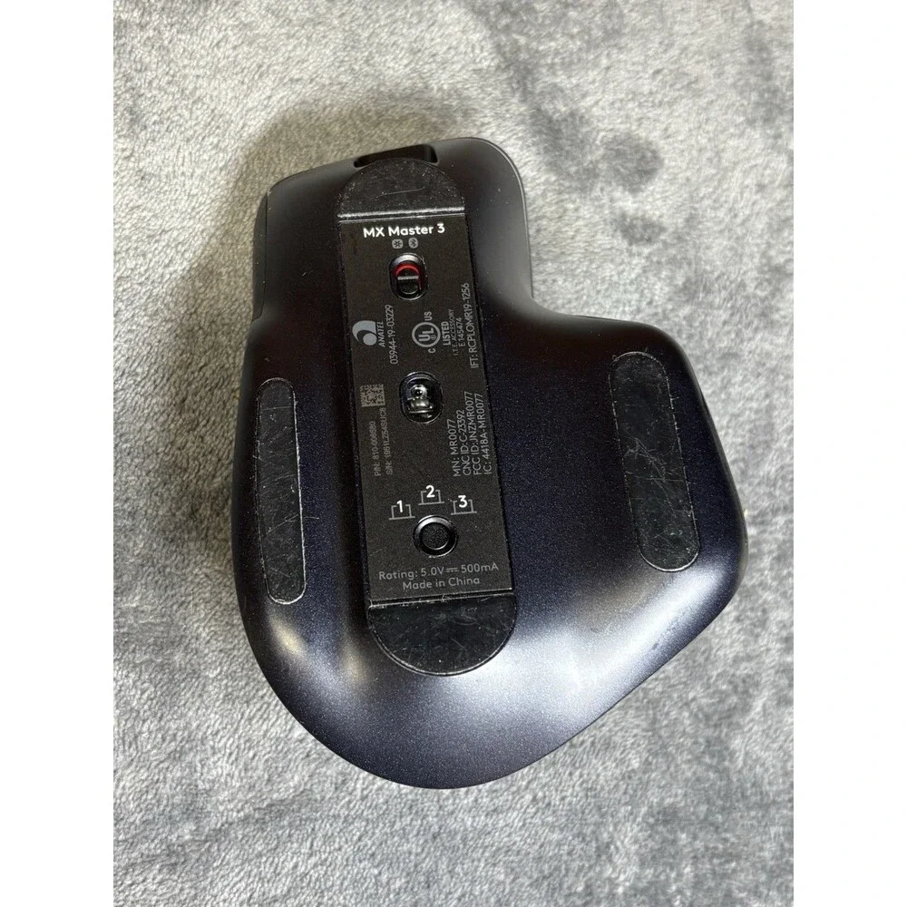 Logitech MX Master 3 Wireless Mouse Black Computer Electronics Tech MR0077